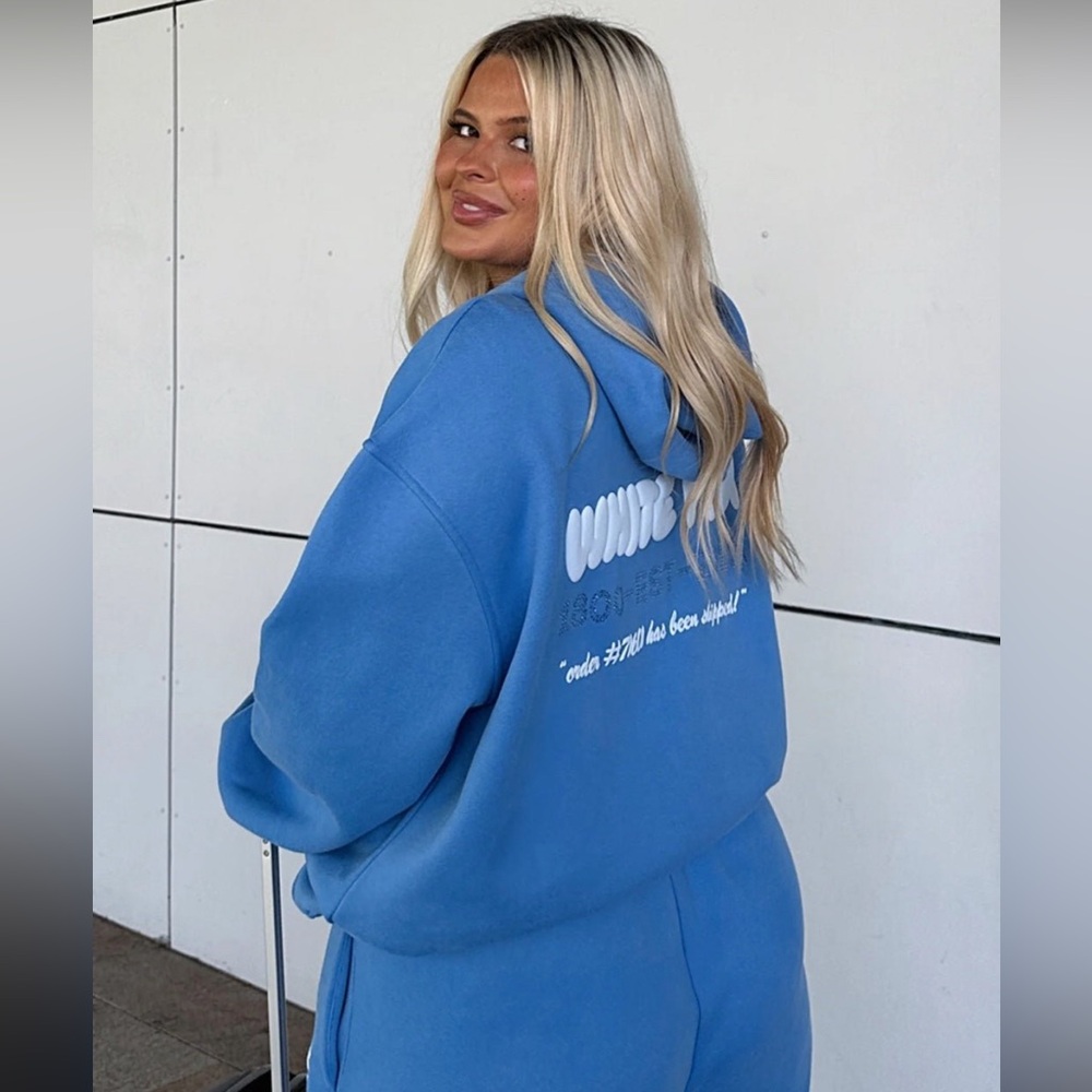 White Fox x Darcy McQueeny Call Me Hoodie + Sweatpants Set
